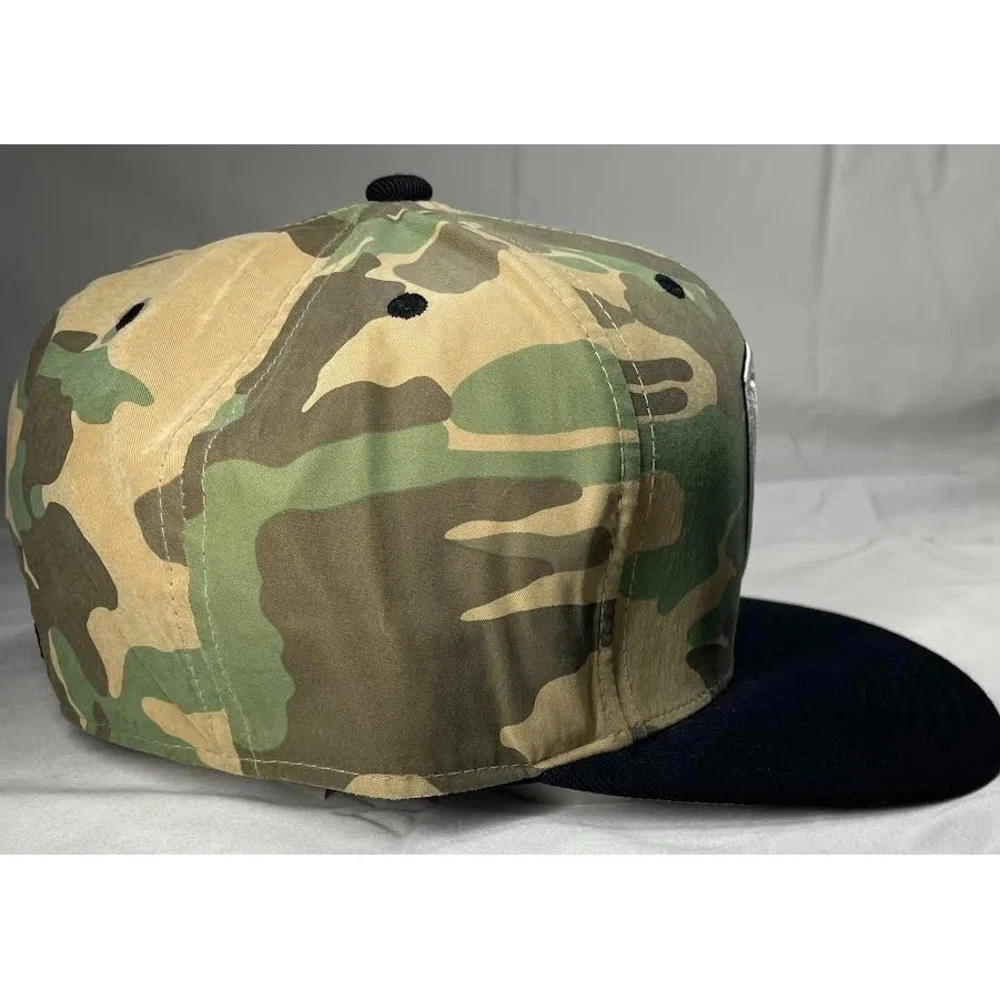 Brooklyn Nets NBA Hat Sz 7 3/8 – Mitchell & Ness Camo Nylon Fitted Cap